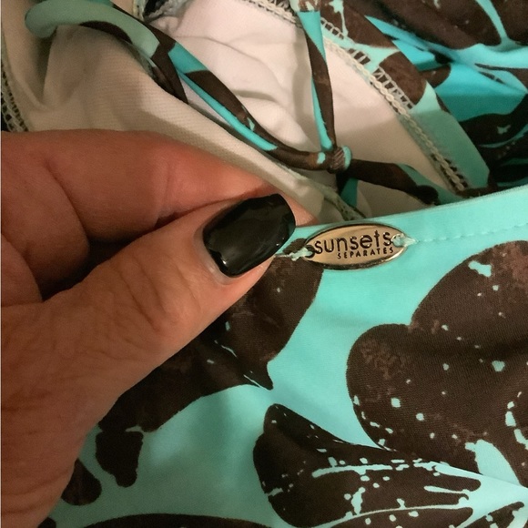 Sunsets Hawaiian Print String Bikini. Diane’s Bikini Shop Huntington Beach, CA - Picture 8 of 10